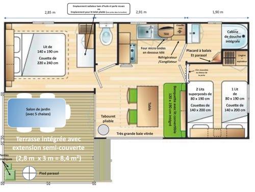 plan du mobilhome